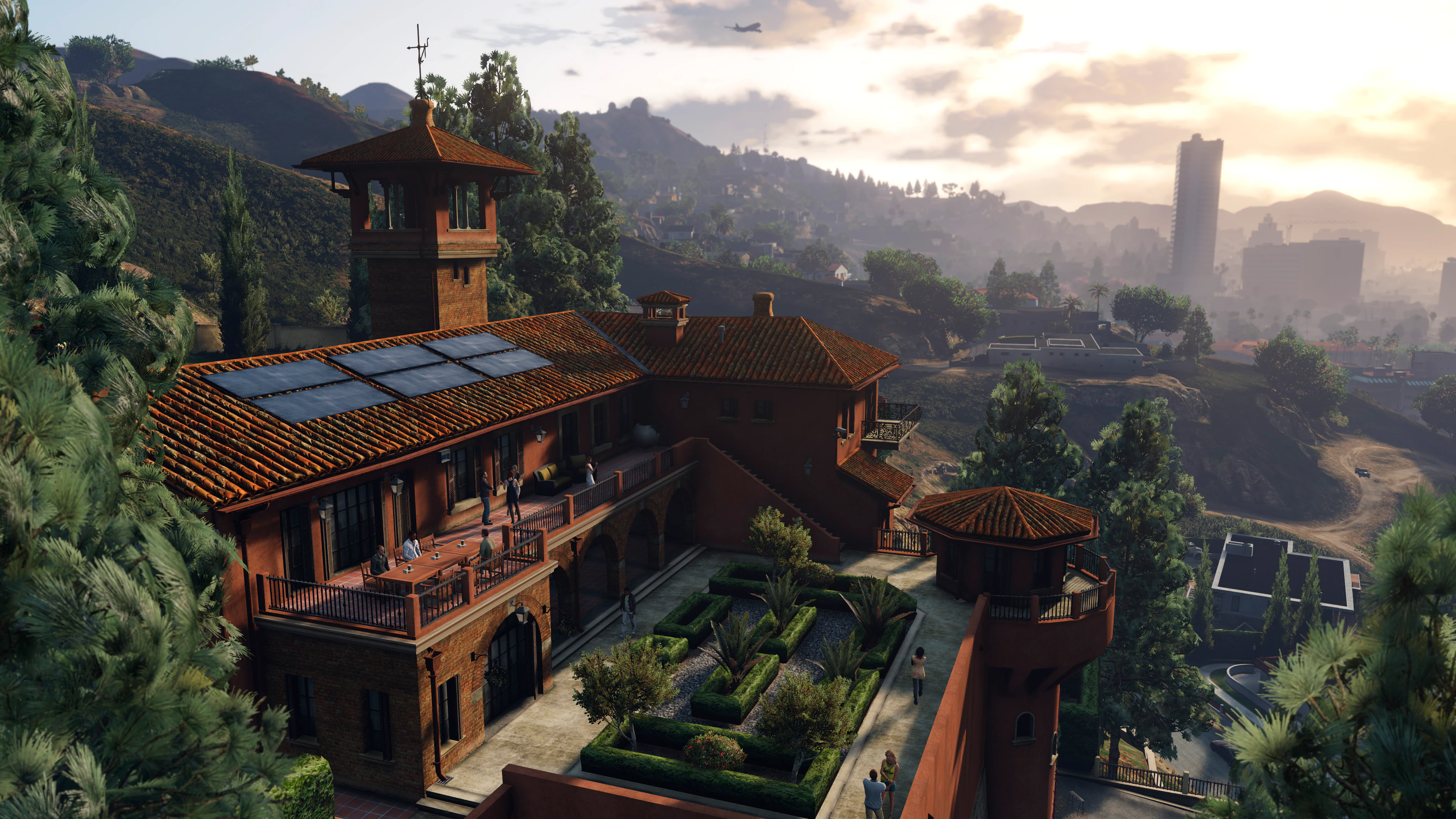 A hillside estate receiving a newly assembled collection